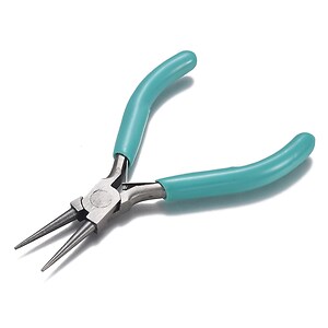 Cleste de bijuterii pentru bucle cu maner verde 12x7,7cm