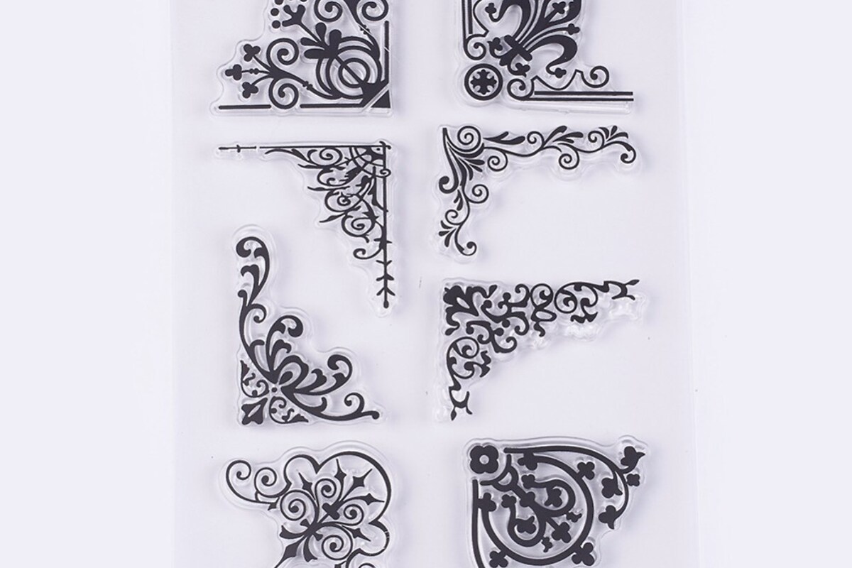 Set stampile acrilice transparente model colt 31-39x30-38mm