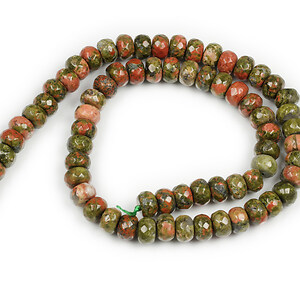 Sirag unakite rondele 5x8mm