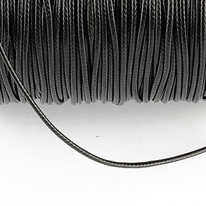 Rola snur cerat negru grosime 1,5mm, rola de aprox. 160m