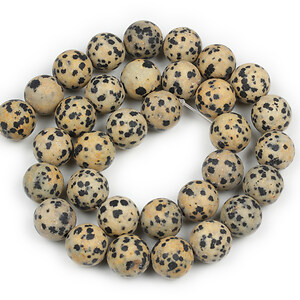 Sirag jasp dalmatian frosted (mat) sfere 12mm
