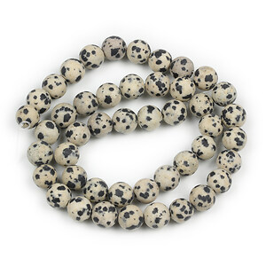 Sirag jasp dalmatian frosted (mat) sfere 8mm