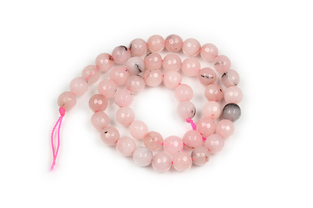 Margele Cherry Blossom Jasper sfere fatetate 8mm (sirag)