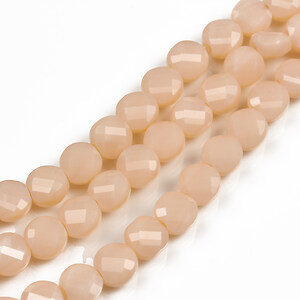 Margele cristal banuti fatetati 6x4mm (sirag) - nude