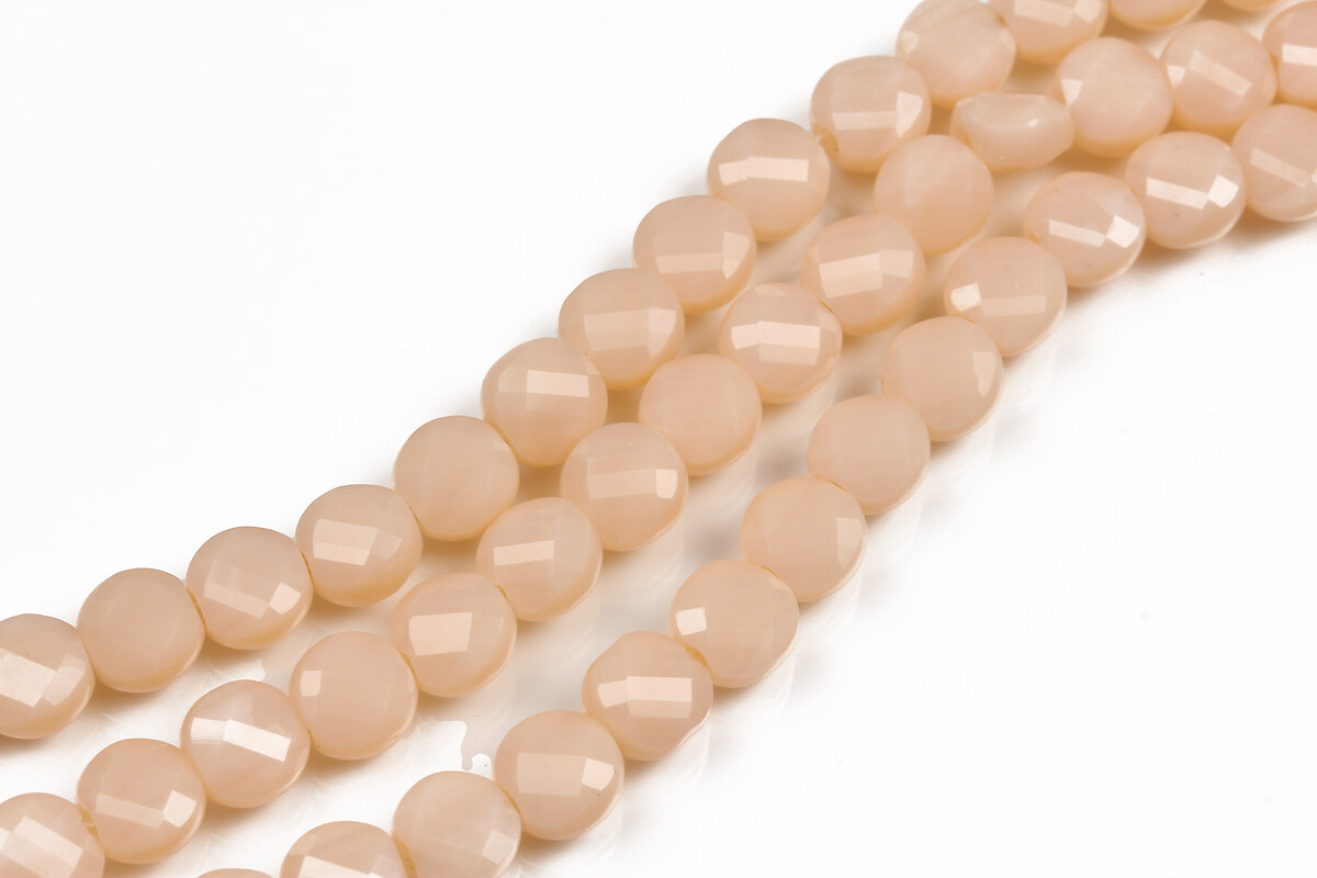 Margele cristal banuti fatetati 6x4mm (sirag) - nude