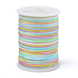 Rola snur nylon grosime 0,4mm, 15m - multicolor pastel