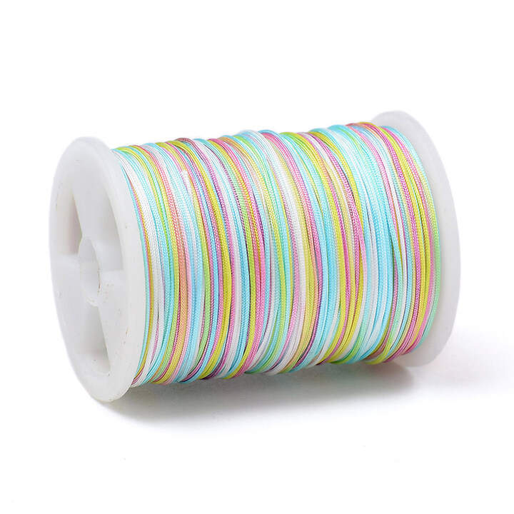 Rola snur nylon grosime 0,4mm, 15m - multicolor pastel