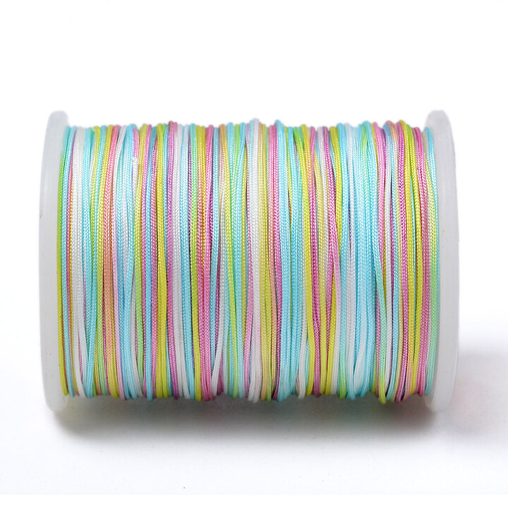 Rola snur nylon grosime 0,4mm, 15m - multicolor pastel