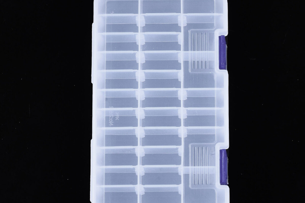 Cutie plastic pentru margele cu compartimente reglabile 19,3x10,5x2,9cm