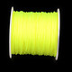 Snur Shamballa grosime 0,8mm, rola de 28m - galben neon
