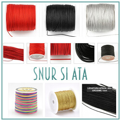 Snururi pentru bratari din nylon, bumbac, piele.